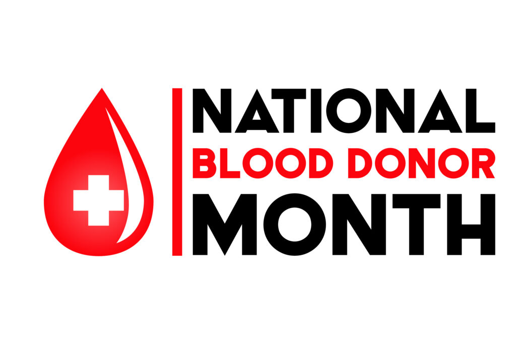 National Blood Donor Month