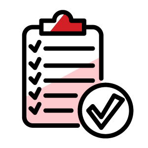 Clipboard with a checklist and a large checkmark symbolizing compliance and meeting standards