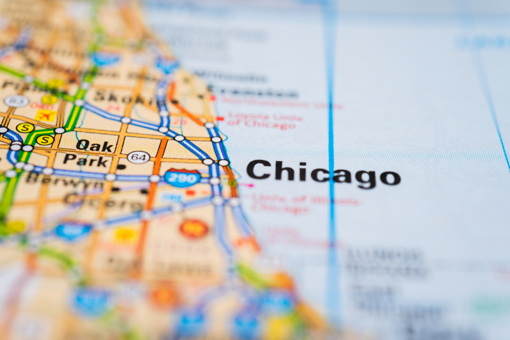 Chicago,On,The,Map