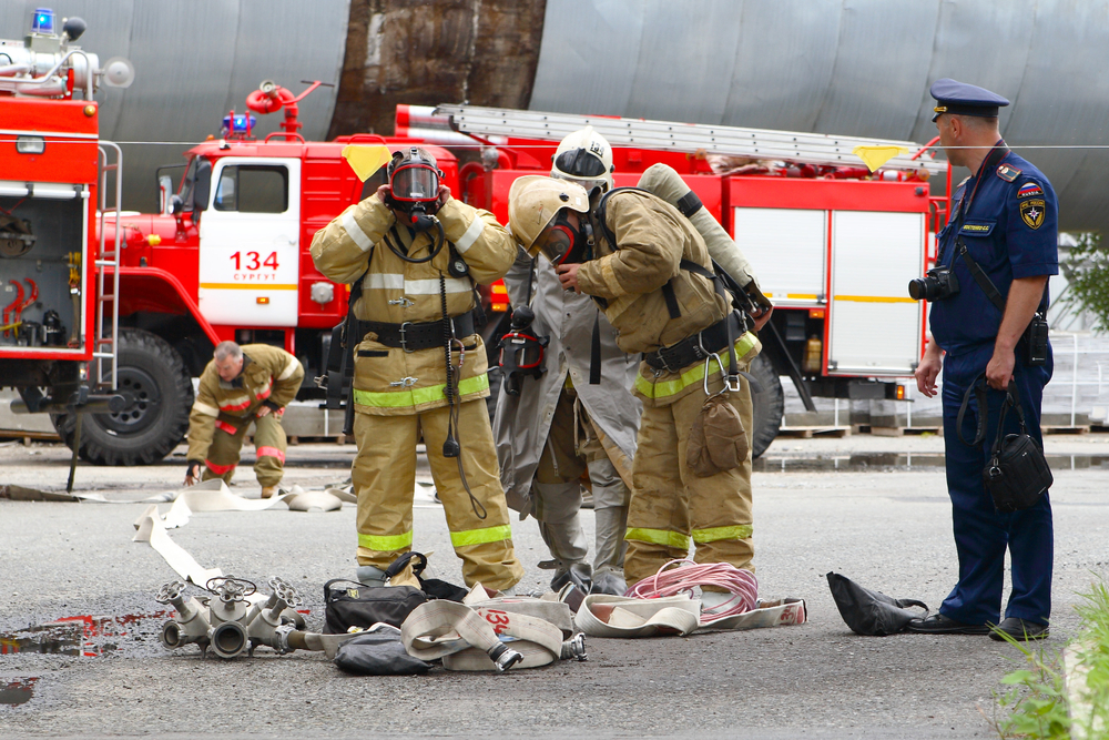 E On,,Uniper,,Surgutskaya,Gres 2,,Surgut,,Russia,,24 07 2012 ,Exercises,Of,Rescuers
