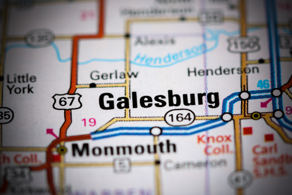 galesburg map