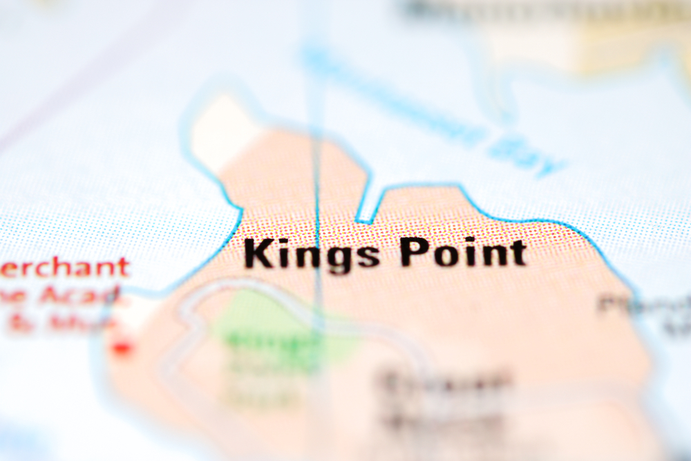 Kings,Point,On,A,Geographical,Map,Of,Usa