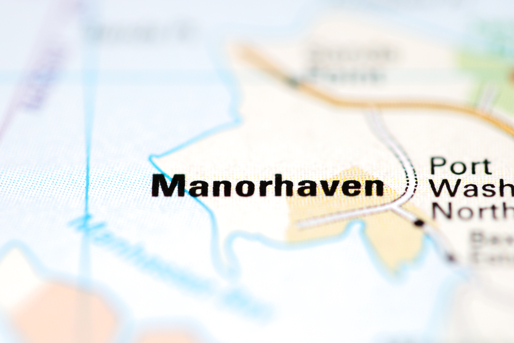 Manorhaven,On,A,Geographical,Map,Of,Usa