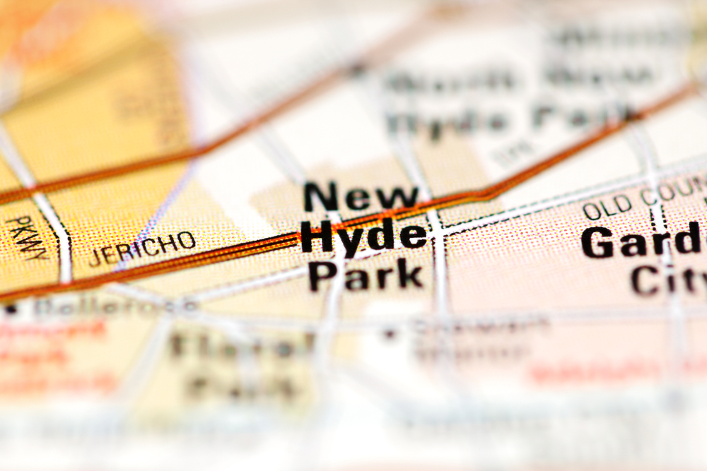 New,Hyde,Park,On,A,Geographical,Map,Of,Usa