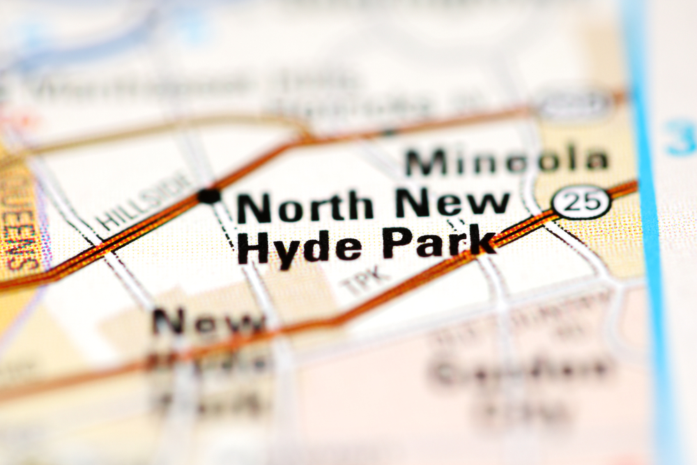 North,New,Hyde,Park,On,A,Geographical,Map,Of,Usa