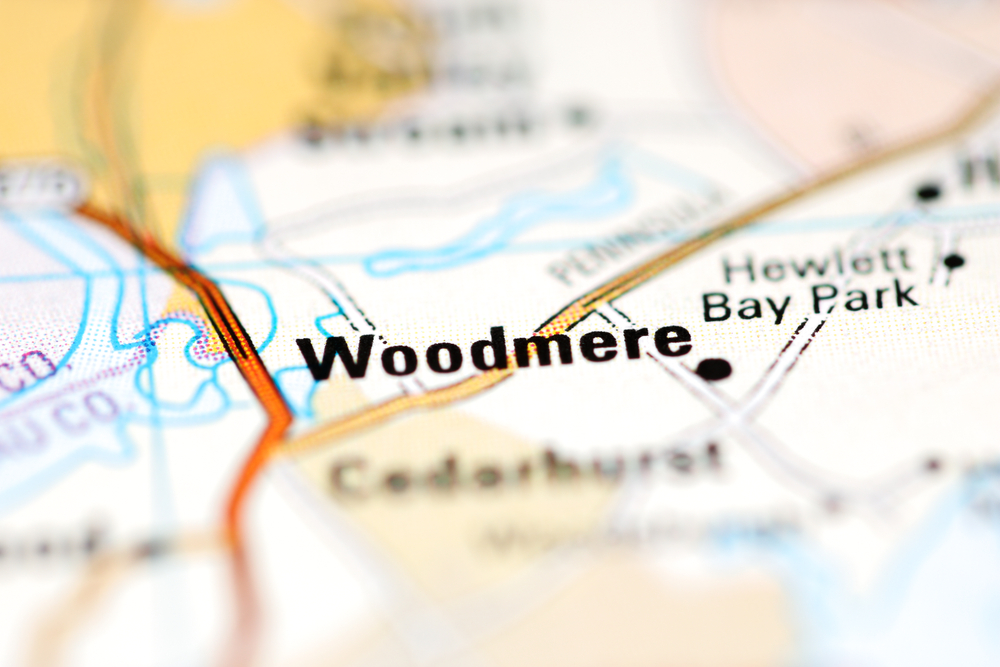 Woodmere,On,A,Geographical,Map,Of,Usa