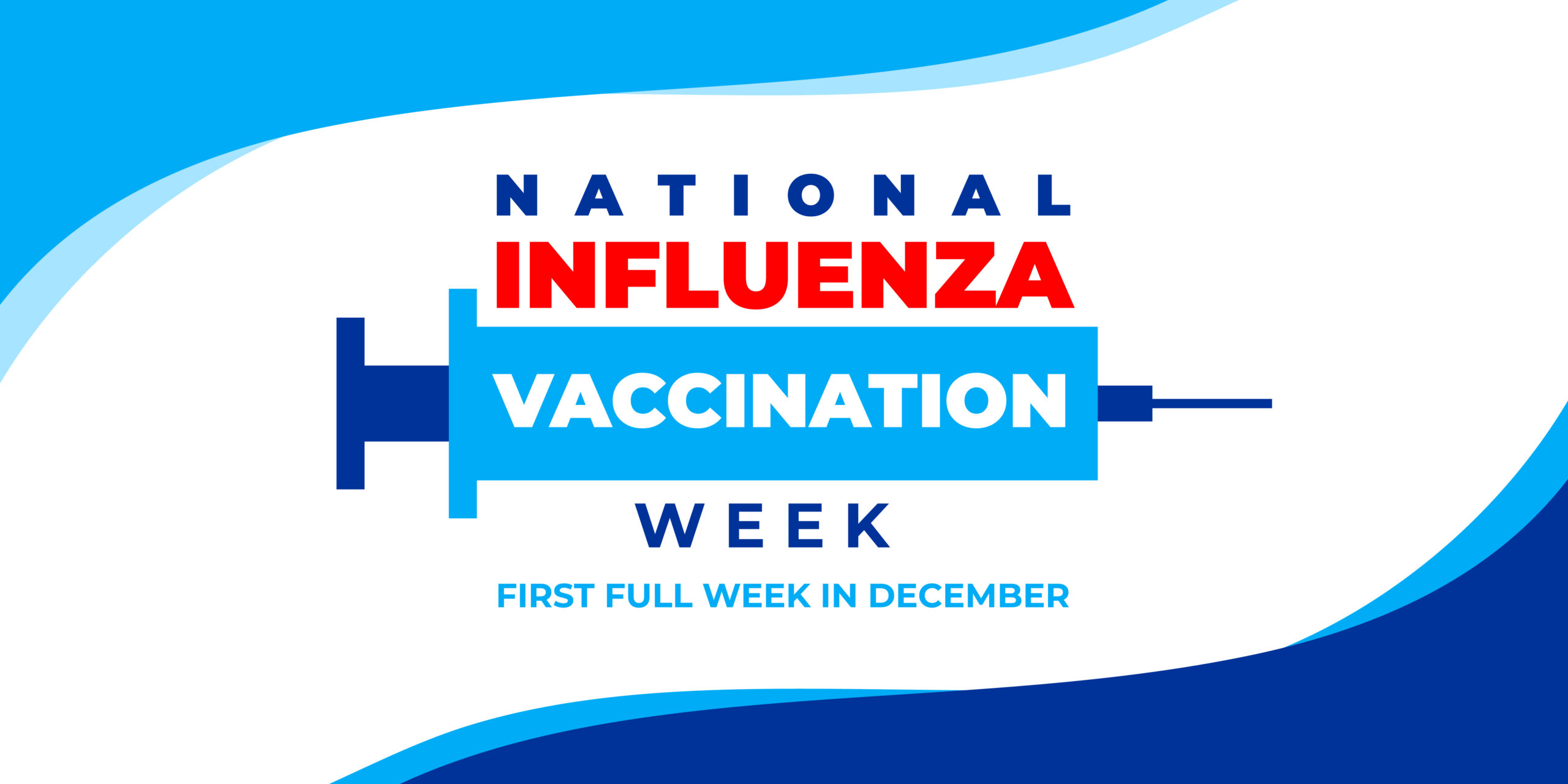 National,Influenza,Vaccination,Week ,Vector,Banner,,Poster,,Card,For,Social