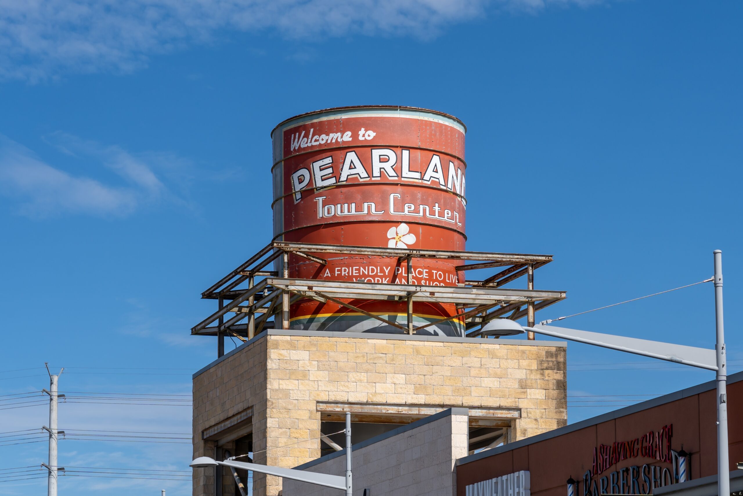 Pearland,,Texas,,Usa, ,February,19,,2022:,Pearland,Town,Center