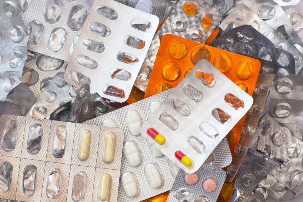 Medical,Waste,With,Empty,Blister,,Medicines,,Capsules,And,Tablets